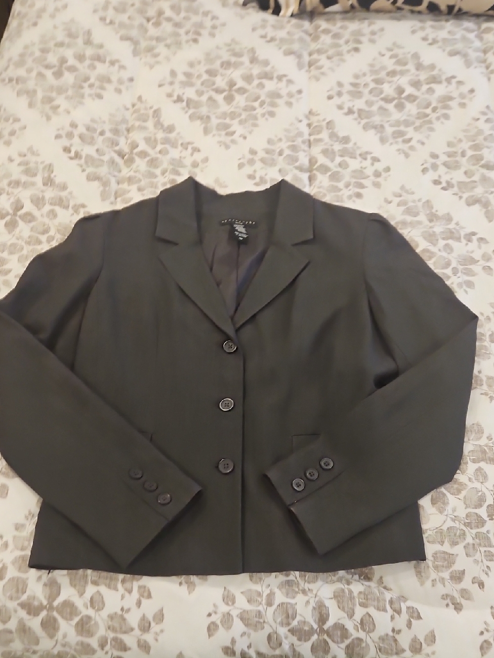 Apostrophe Dark Gray Tailored Blazer